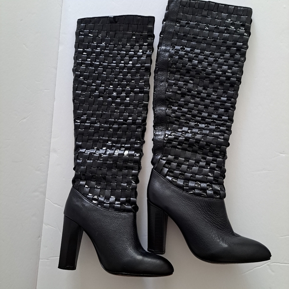 Marc Joseph Shoes - Marc Joseph New York Collection All Leather Black Knee-High Boots size 6